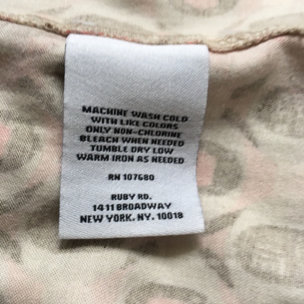 Ruby Red Orangetanbrown Geometric Jacket, Size 16 - image 7